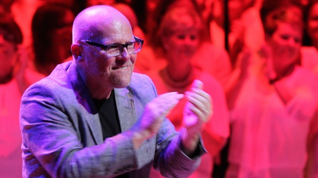 Vår dirigent Lars "Lisa" Andersson